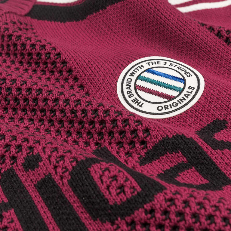 Adidas Adicolor Blokecore Pullover - XL / Legacy Burgundy - 4