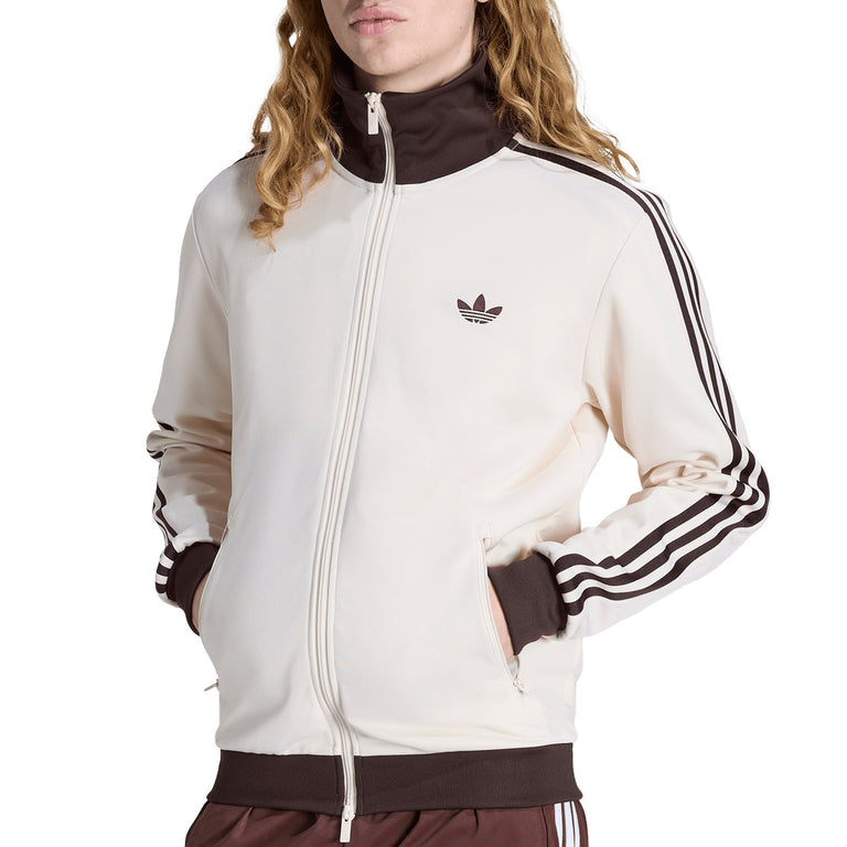 Adidas Beckenbauer Track Top - L / Wonder White / Aurora Coffee - 2