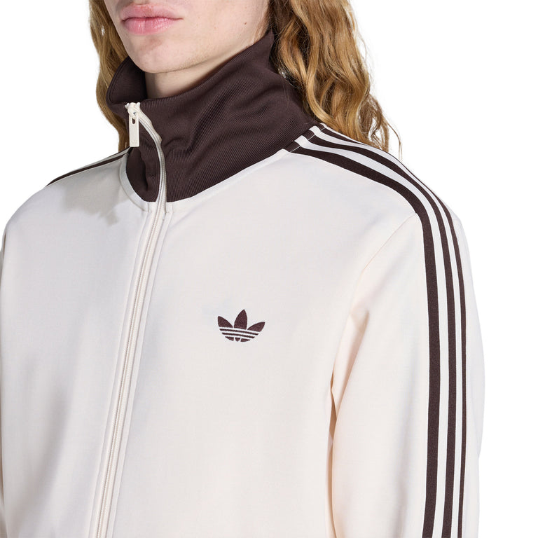 Adidas Beckenbauer Track Top - L / Wonder White / Aurora Coffee - 4