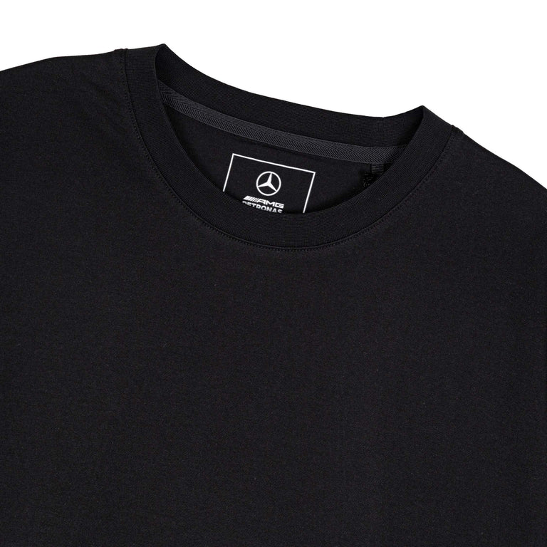 Adidas Y-3 x Mercedes-AMG PETRONAS F1 Team Logo Stack Short Sleeve Tee - L / Black - 3