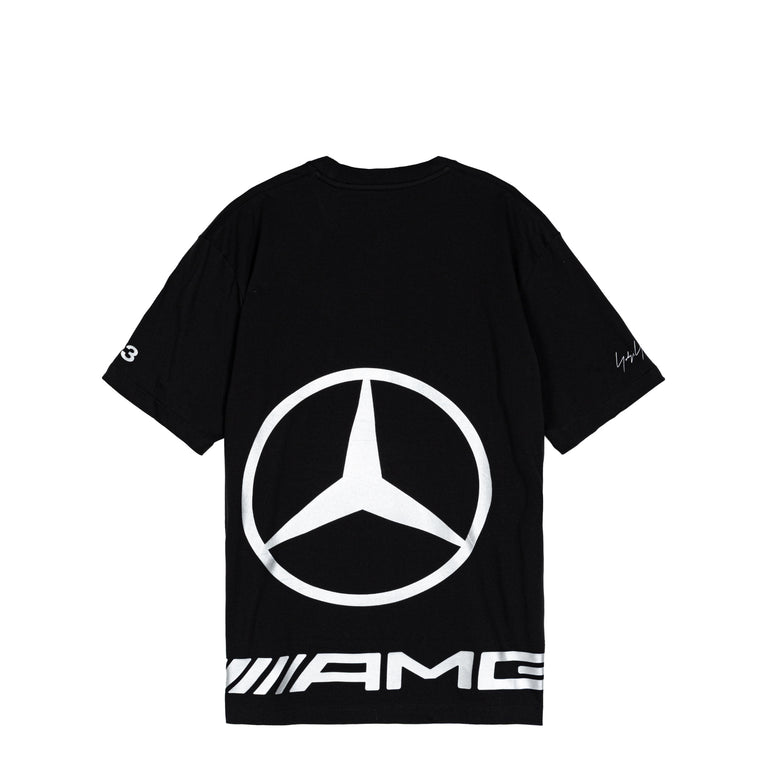 Adidas Y-3 x Mercedes-AMG PETRONAS F1 Team Star Logo Short Sleeve Tee - L / Black - 1