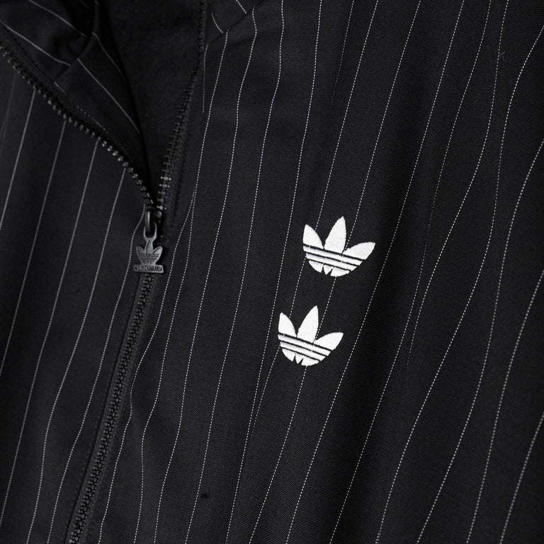 Adidas	x Willy Chavarria Pinstripe Track Jacket - L / Black / White - 3