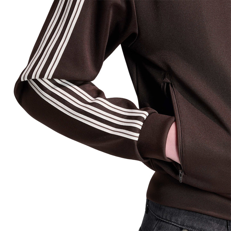 Adidas	Beckenbauer Cropped Track Top - L / Aurora Coffee - 4