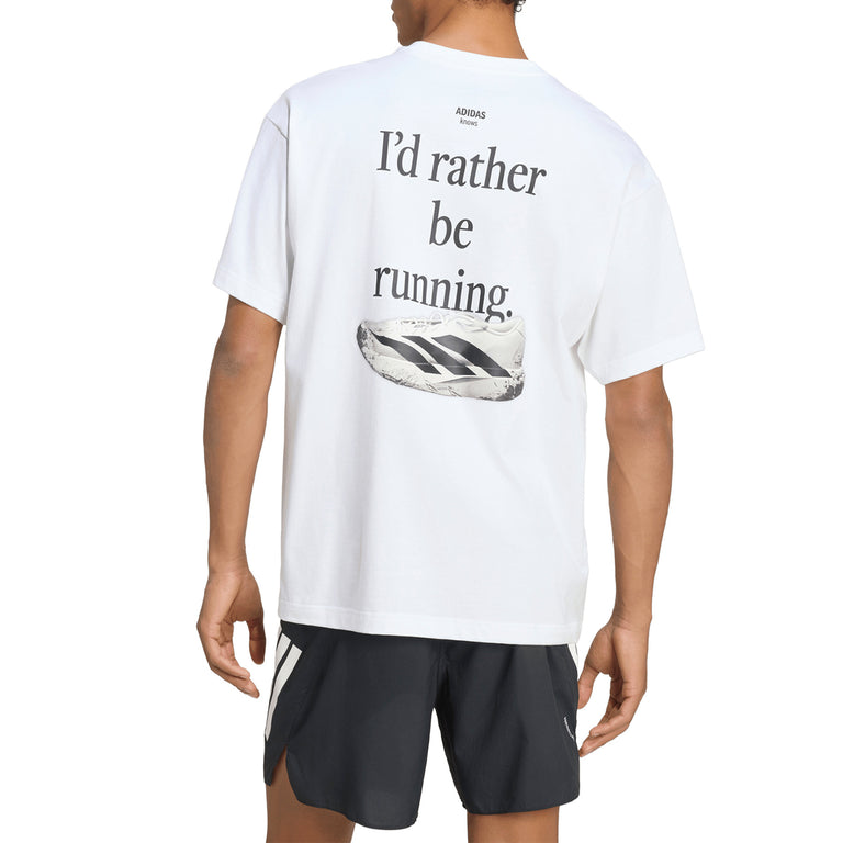 Adidas	Running Category Graphic T-Shirt - L / White - 3