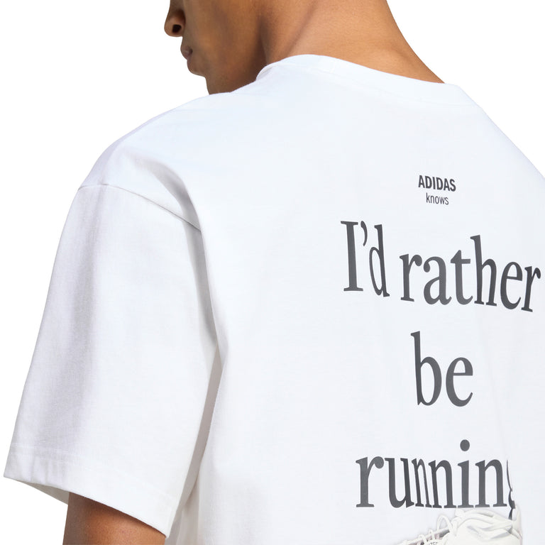 Adidas	Running Category Graphic T-Shirt - L / White - 4