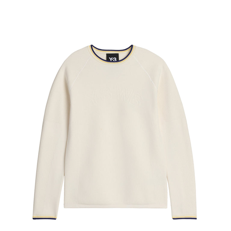 Adidas	x Wales Bonner x Y-3 Knit Base Long-Sleeve Top - XXL / Cream White
