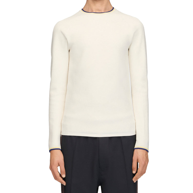 Adidas Y-3 x Wales Bonner Knit Base Long-Sleeve Top - XL / Cream White - 3