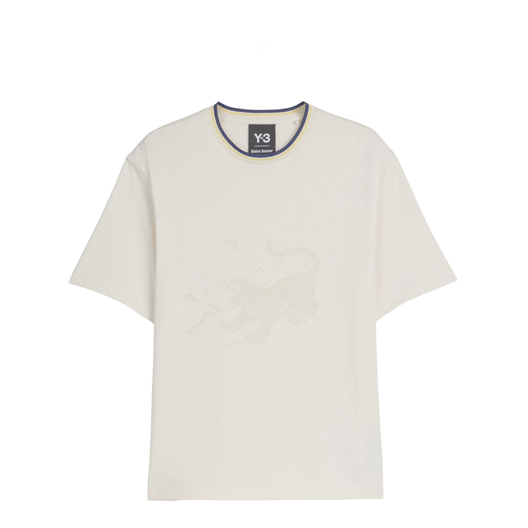 Adidas	x Wales Bonner x Y-3 Graphic T-Shirt - L / Chalk White
