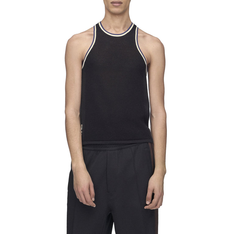 Adidas	x Wales Bonner x Y-3 Knit Tank Top - L / Black - 4
