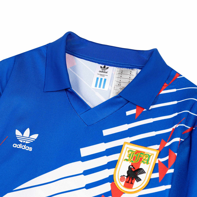 Adidas Japan Home Long Sleeve Jersey 1993 - XXL / Blue - 4