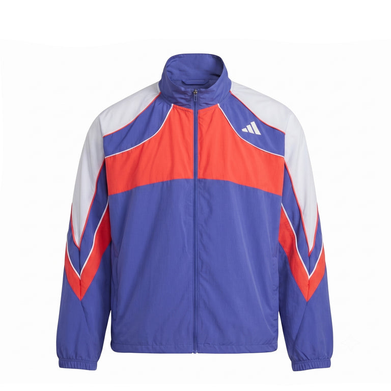 Adidas	Adizero Archive Running Jacket - L / Dual Indigo / Semi Lucid Red / White - 1