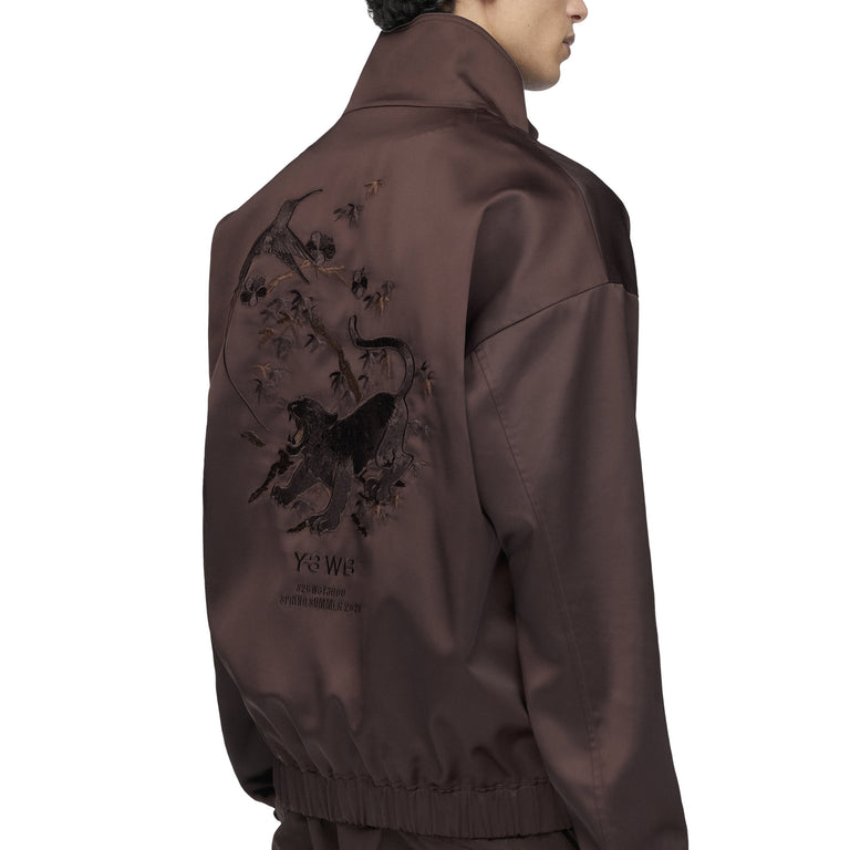 Adidas	x Wales Bonner x Y-3 Satin Jacket - XL / Aurora Coffee - 4