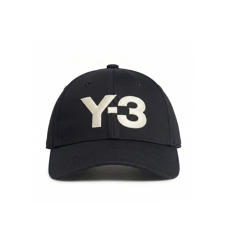 Adidas Y-3 Y-3 Logo Cap - M / Black / White - 1