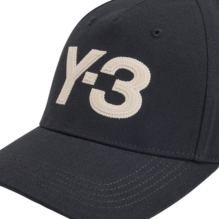 Adidas Y-3 Y-3 Logo Cap - M / Black / White - 2