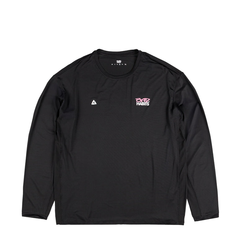 Bad Habits Running Longsleeve - XXL / Black

