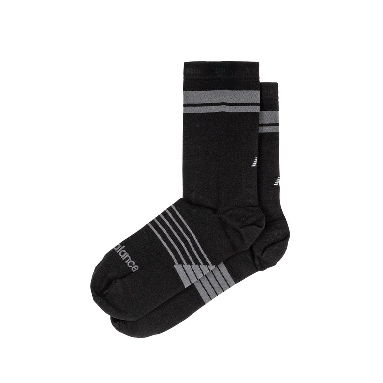 New Balance Pro Run Crew Socks 1 Pair - M / Black
