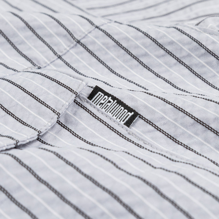 Metalwood Seersucker Fishing Shirt - S / Sky - 5