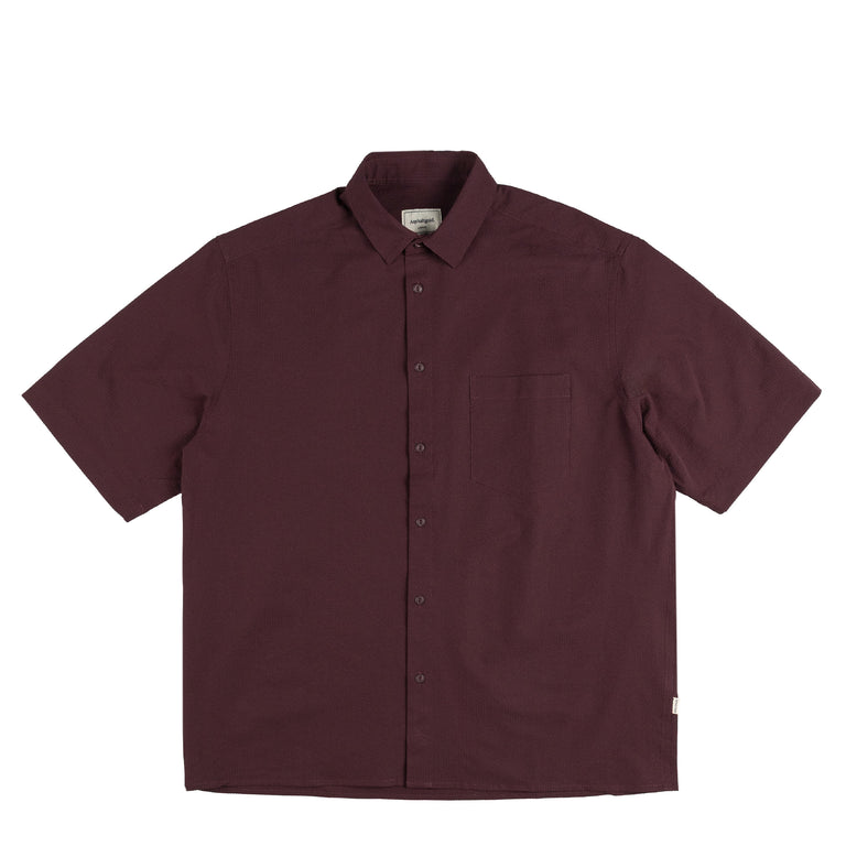Asphaltgold Essential Shirt - XS / Dark Bordeaux
