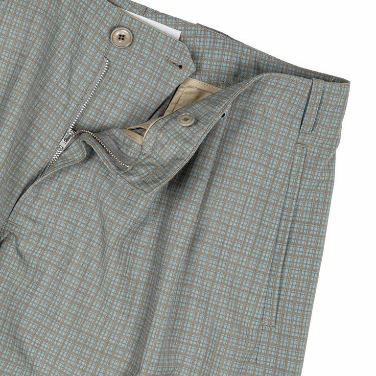 Our Legacy Ponte Shorts - 46 / Frosted Moss Check Nexwool - 3