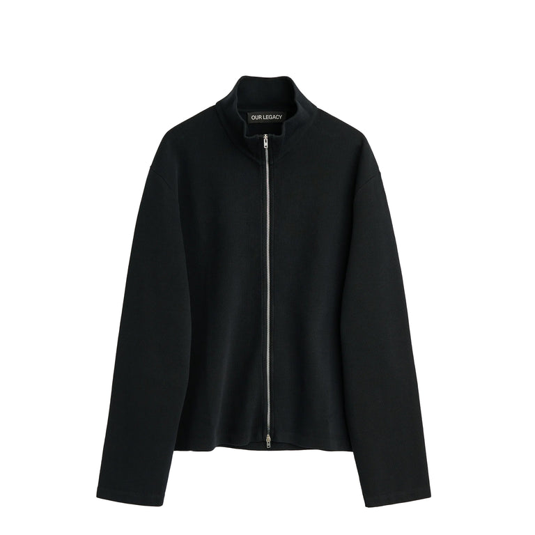 Our Legacy Shrunken Fullzip - 48 / Black Athletic Rib - 1