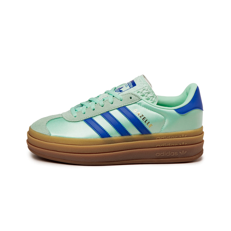 Adidas Gazelle Bold W - 38 2/3 / Clear Mint / Lucid Blue / Gold Metallic - 1