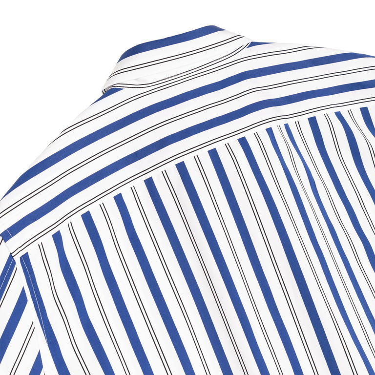 Wales Bonner Eclipse Shirt - 48 / White / Blue / Black - 5