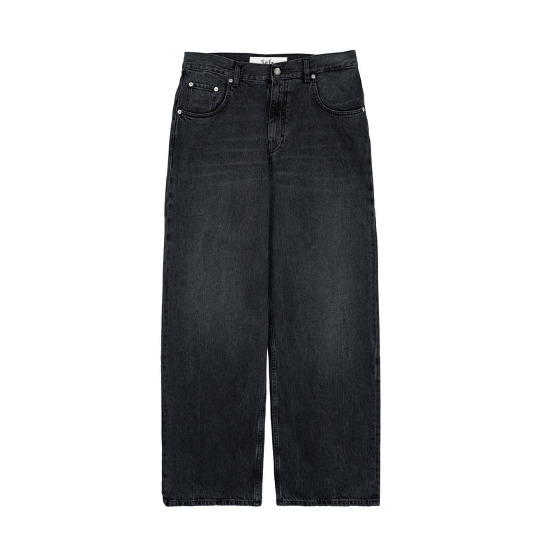 Sefr	Relaxed Cut Jeans - 30 / Black Worn Wash - 1