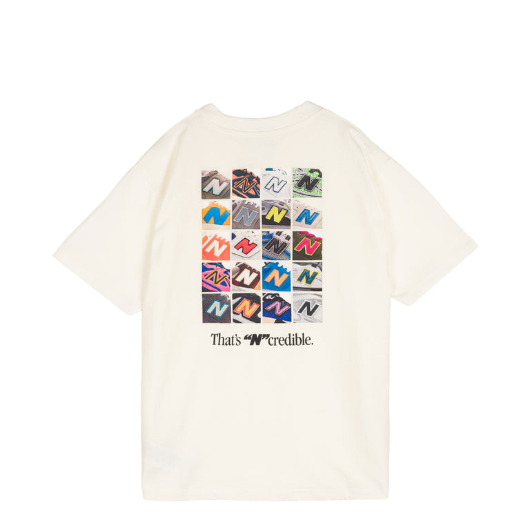 New Balance N Collage T-Shirt - M / Sea Salt
