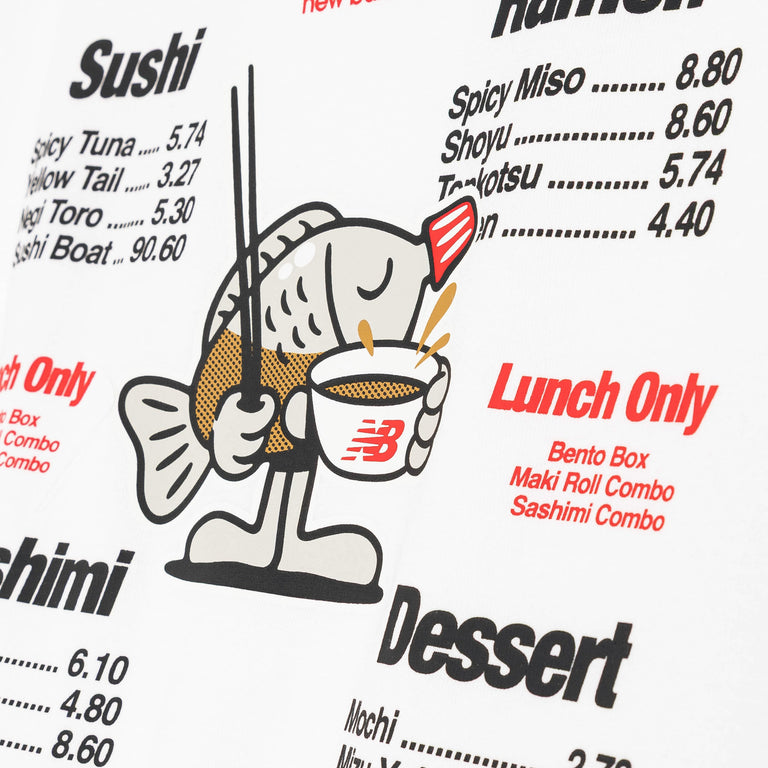 New Balance Ramen T-Shirt - XL / White - 4