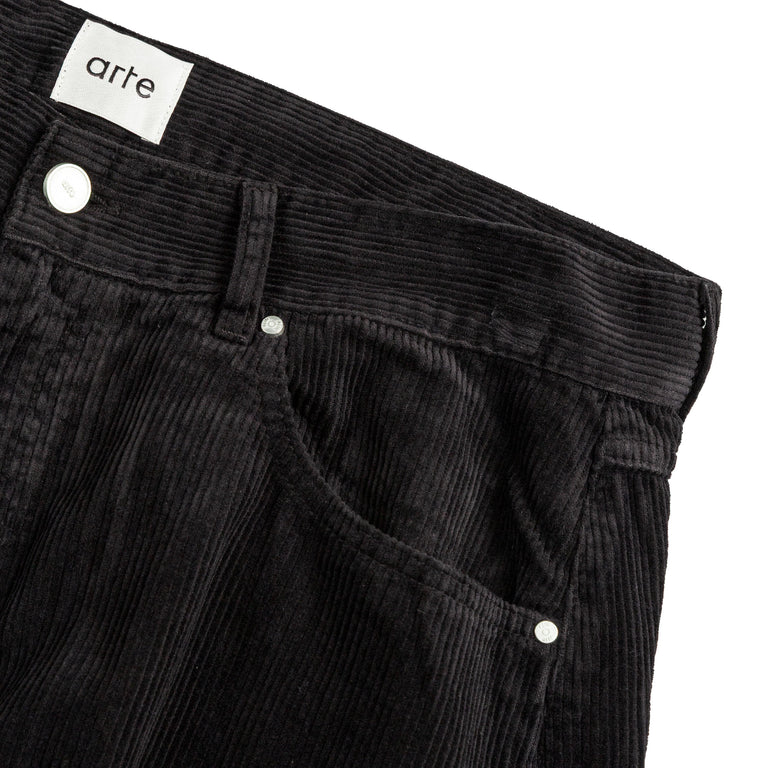 Arte Antwerp Corduroy Pants - 38 / Black - 3