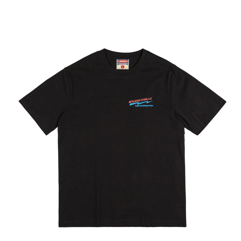 Metalwood Club Building T-Shirt - S / Black
