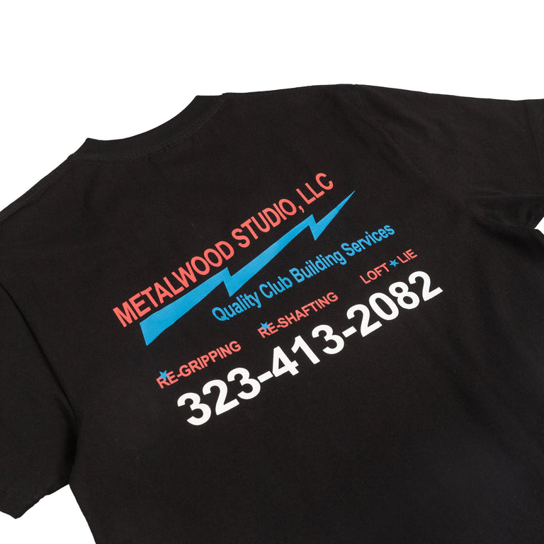 Metalwood Club Building T-Shirt - S / Black - 3