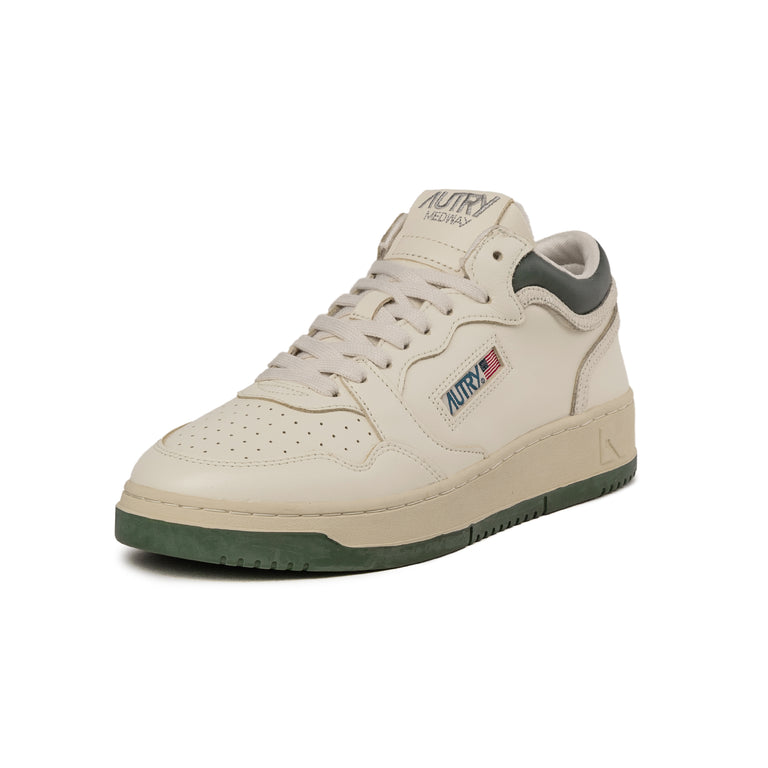 Autry Med-Way Mid *Leather / Crack* - 42 / Mountain / Marshmallow - 2