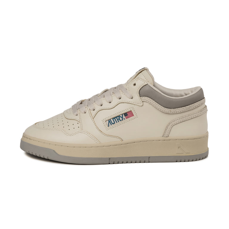 Autry Med-Way Mid *Leather / Crack* - 41 / Vapor / Marshmallow
