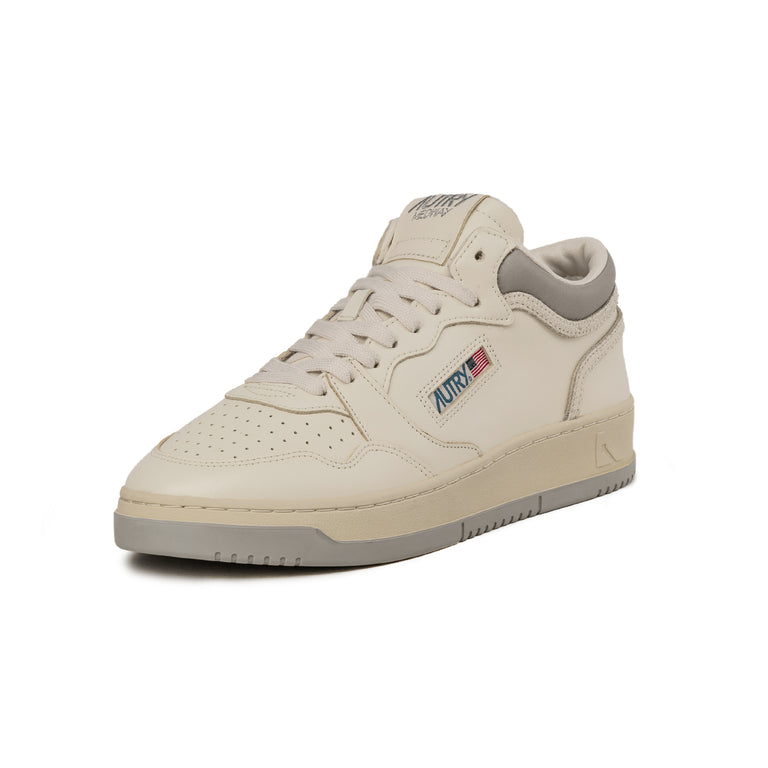 Autry Med-Way Mid *Leather / Crack* - 41 / Vapor / Marshmallow - 2