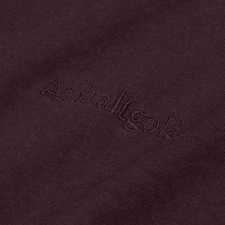 Asphaltgold Essential Cotton T-Shirt - XS / Dark Bordeaux - 3