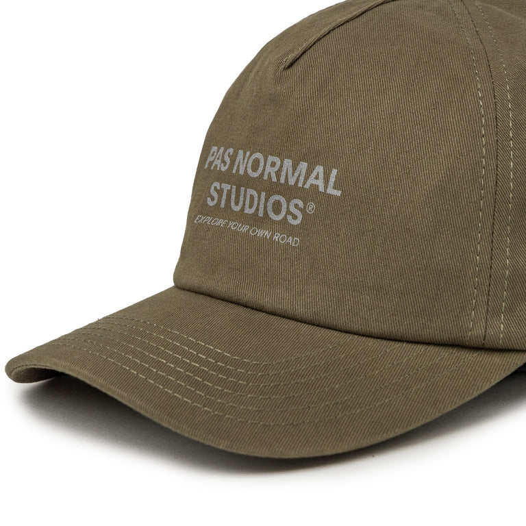 Pas Normal Studios Off-Race Cotton Cap - M/L / Mud - 2