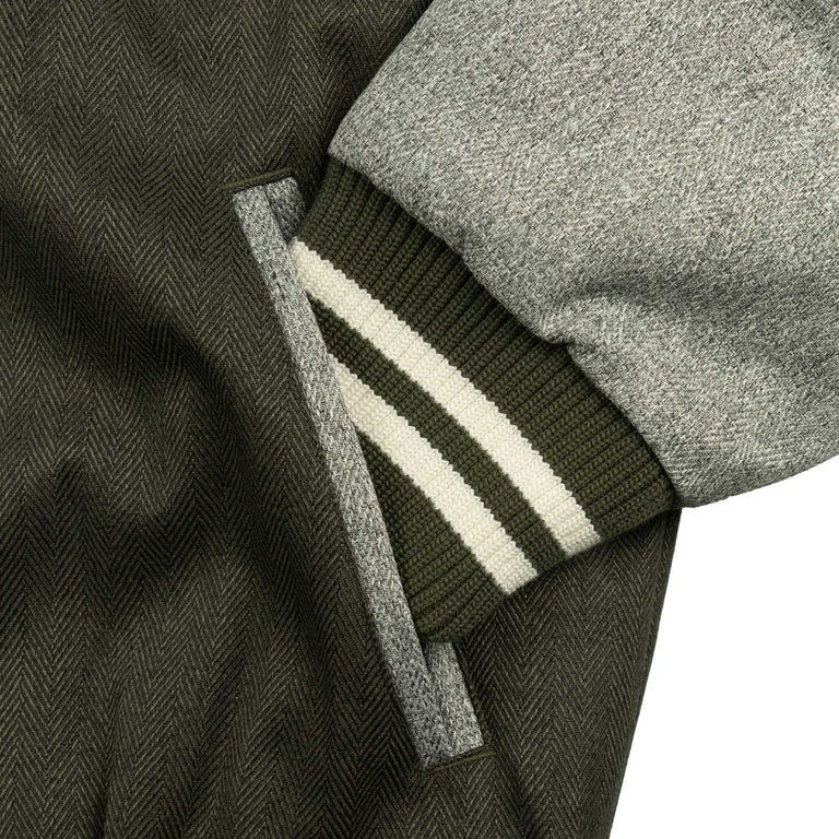 The North Face Varsity Down Jacket - L / New Taupe Green / White Dune - 5