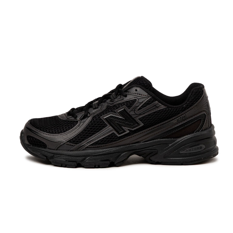New Balance 740 - 38.5 / Black / Black Cement
