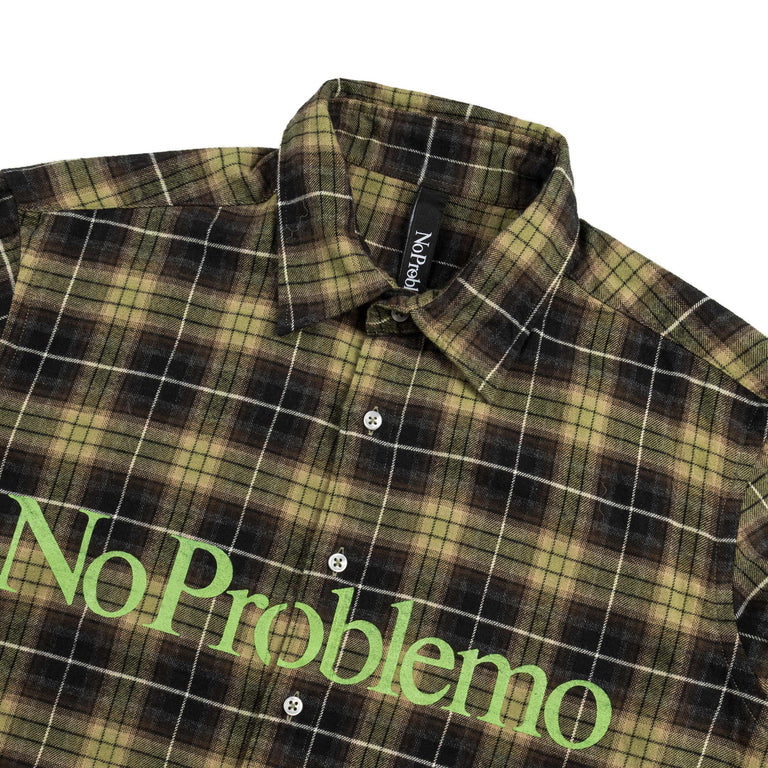 No Problemo Plaid Shirt - M / Green - 2