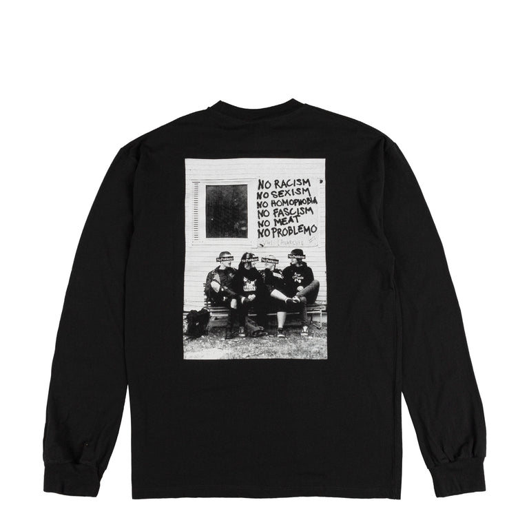 No Problemo No War Longsleeve Tee - XL / Black
