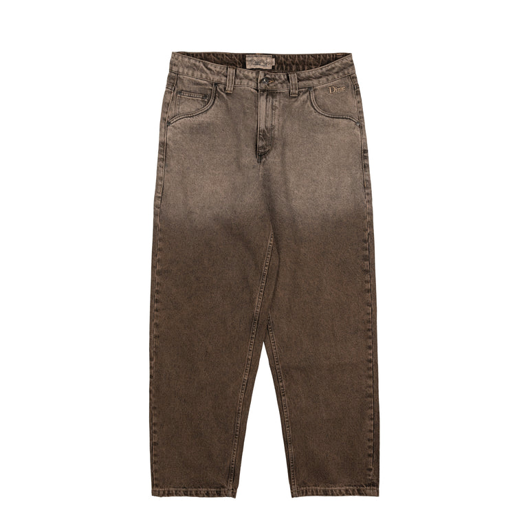 Dime Classic Baggy Denim Pants - 30 / Dipped Sandblasted Brown - 1