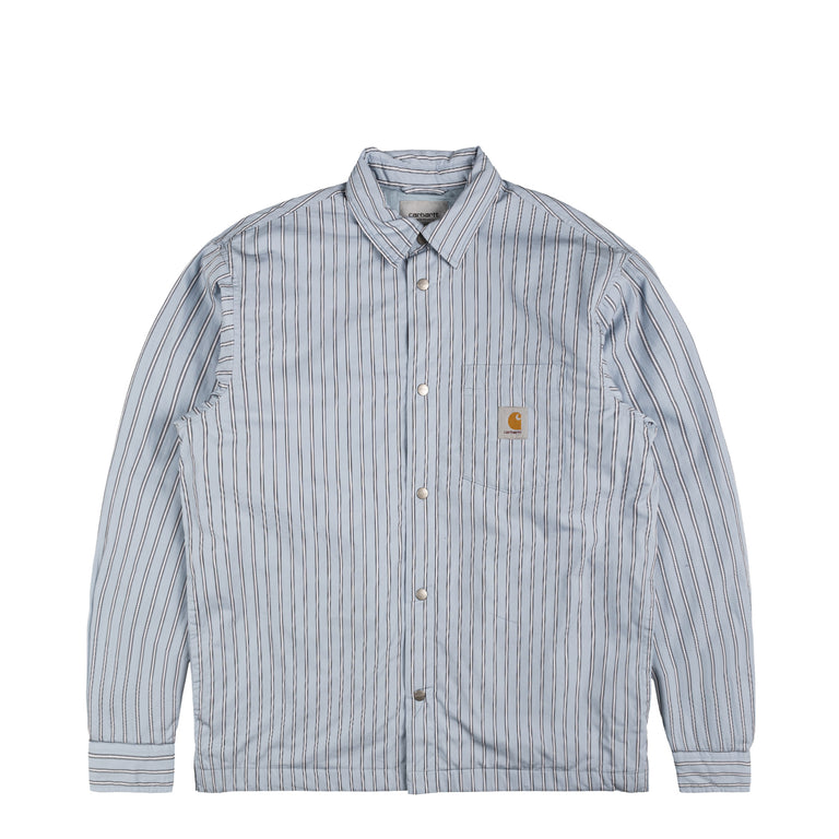 Carhartt WIP Grimsby Shirt Jac - M / Grimsby Stripe / Blue Fog
