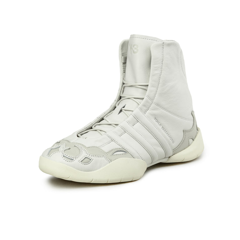Adidas Y-3 Regu 2002 Hi - 37 1/3 / Orbit Grey / Aluminium / Cream White - 2
