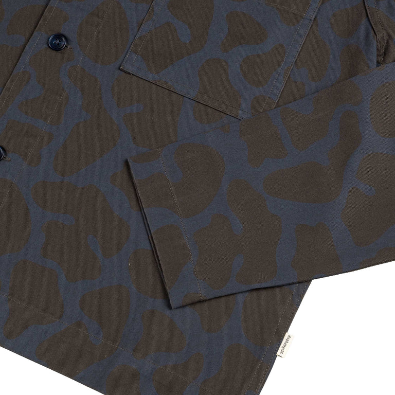 Asphaltgold Overshirt Animal Print - XL / Blue / Phantom - 3