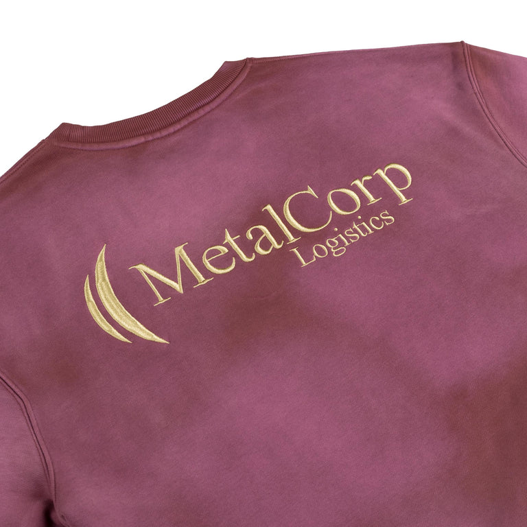 Metalwood Metalcorp Crewneck Sweatshirt - S / Vino - 3
