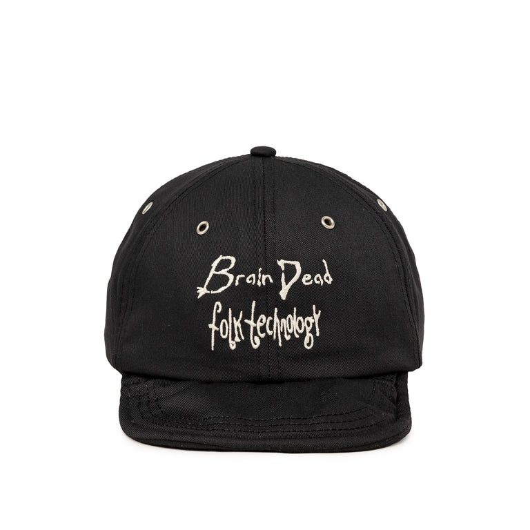Brain Dead Folk Technology Wire Brim 6 Panel Hat
