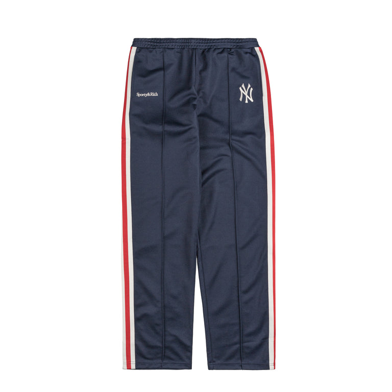 Sporty & Rich x New York Yankees Serif Track Pant - XL / Dark Navy / White / Fire Red - 1