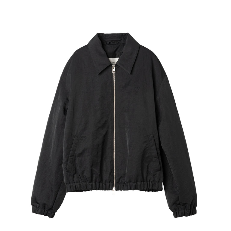 AMI Paris Ami De Coeur Zipped Jacket - L / Anthracite - 1