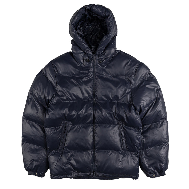 Patta Quilted Script Logo Puffer Jacket - XL / Parisian Night

